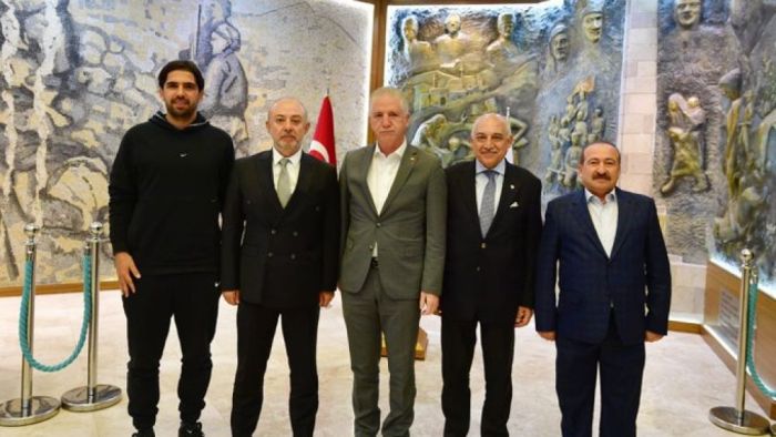TFF Başkanı Büyükekşi'den Gaziantep Valisi Davut Gül'e ziyaret